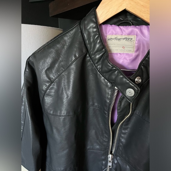 NWOT FREE PEOPLE We The Free Ryder Sport Vegan Moto Jacket MSRP $198 Size XL - Picture 11 of 16